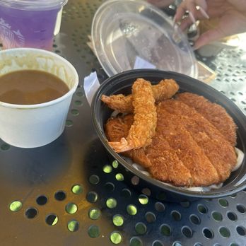 Katsu Bar - A chicken and shrimp Katsu bowl - Japanese Curry Near Me - Chino, California