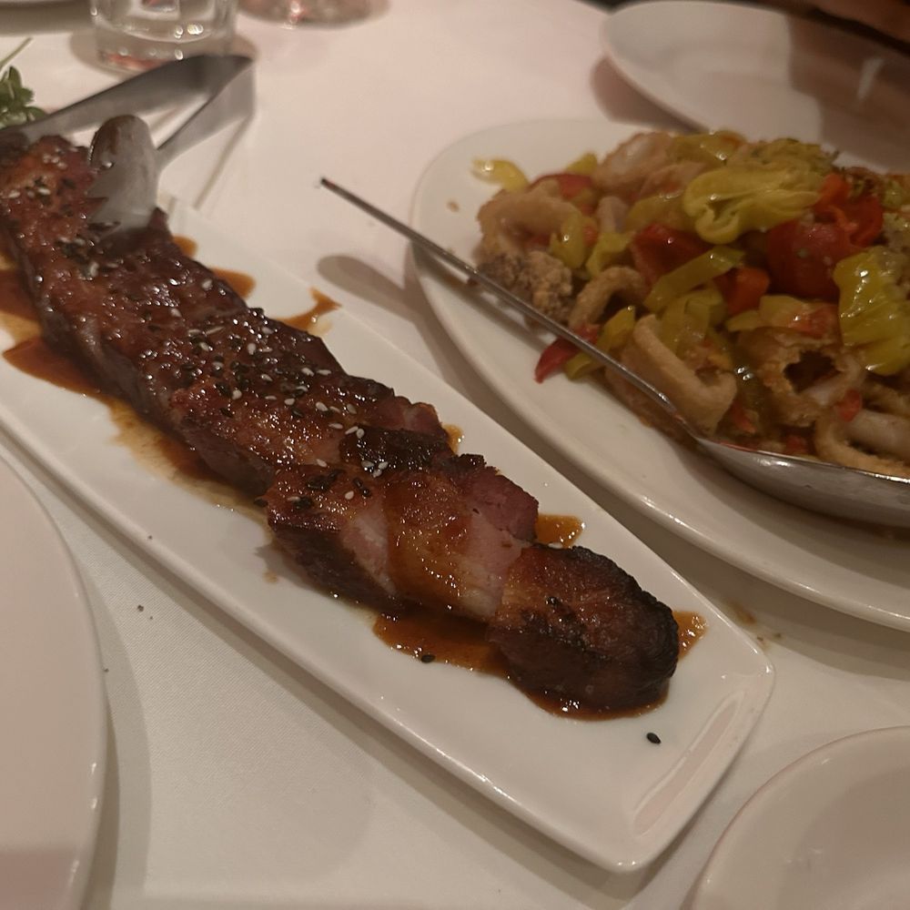 The Capital Grille - Nueske-s Cherrywood Smoked Bacon with Korean BBQ - Steakhouses Near Me - Louisville, Kentucky The Capital Grille - Nueske-s Cherrywood Smoked Bacon with Korean BBQ - Steakhouses Near Me - Louisville, Kentucky