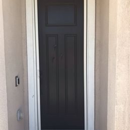 Retractable Screen Door.