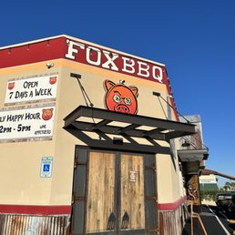 Exterior outside entrance of Fox Smokehouse BBQ - Exterior - Boulder City, Nevada Exterior outside entrance of Fox Smokehouse BBQ - Exterior - Boulder City, Nevada