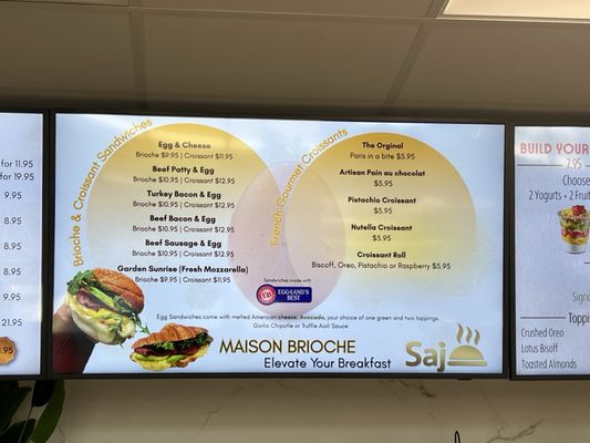 Menu photo 4 Saj Bakery Canton Township, MI