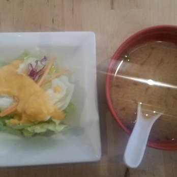 Osaka Mansun Restaurant - Soup & salad, comes with lunch combos. - Japanese Near Me - Austin, Texas Osaka Mansun Restaurant - Soup & salad, comes with lunch combos. - Japanese Near Me - Austin, Texas