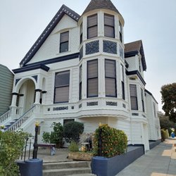 McCartney Painting - Recognize this home? It was in the film Pacific Heights. The crisp color palette makes the architectural details really pop.