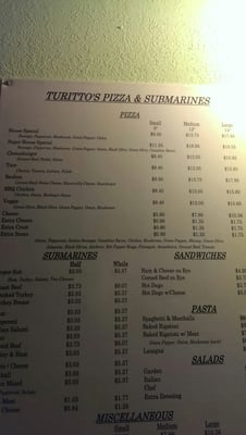 Menu photo 3 Turitto's Pizza Inver Grove, MN Menu photo 3 Turitto's Pizza Inver Grove, MN
