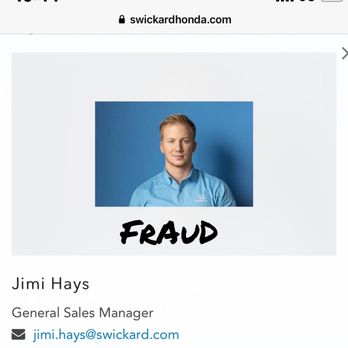 Swickard Honda - Scammer of the year - Car Dealers Near Me - Gladstone, Oregon Swickard Honda - Scammer of the year - Car Dealers Near Me - Gladstone, Oregon