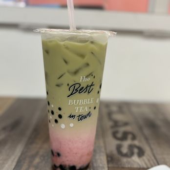 ThirsTea - Strawberry Jasmine Green Milk Tea - Ice Cream & Frozen Yogurt Near Me - Temecula, California