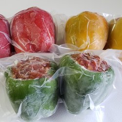 Kara's Packing Company - Stuffed boudin bell peppers
