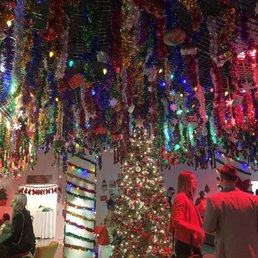 Garland everywhere. Garland everywhere.