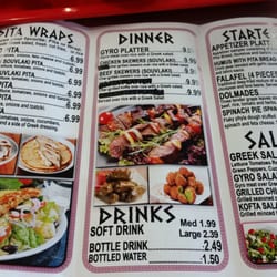Big Greek - Menu
