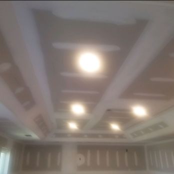 Drywall Kingz - Ceiling and walls of my basement renovation. - Drywall Installation & Repair Near Me Drywall Kingz - Ceiling and walls of my basement renovation. - Drywall Installation & Repair Near Me