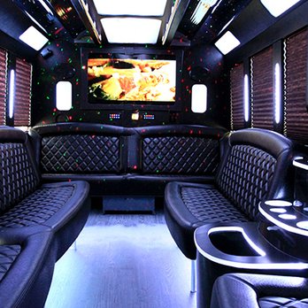 Riverfront Limousine Service - Inside 16 Passenger Party Bus - Limos Near Me - Pennsgrove, New Jersey Riverfront Limousine Service - Inside 16 Passenger Party Bus - Limos Near Me - Pennsgrove, New Jersey