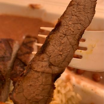 Brazilian Gula Grill - A side view of the sirloin steak. More done than I prefer. - Brazilian Near Me - Hartford, Connecticut Brazilian Gula Grill - A side view of the sirloin steak. More done than I prefer. - Brazilian Near Me - Hartford, Connecticut