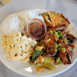 Katsu chicken and korean spicy chicken Katsu chicken and korean spicy chicken