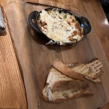 Founding Farmers DC - Hot Crab & Artichoke Dip - American Near Me - Washington, DC, District of Columbia Founding Farmers DC - Hot Crab & Artichoke Dip - American Near Me - Washington, DC, District of Columbia