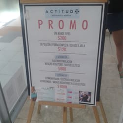 Actitud - Aca estan las promos. También tiene tratamientos estéticos.