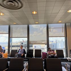 The view from where I'm sitting and charging my phone.