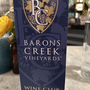 Barons Creek Vineyards - Wine Tasting Room Near Me - Georgetown, Texas
