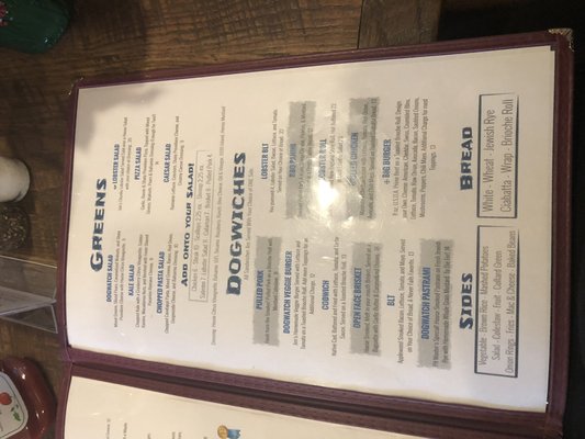 Menu photo 5 Dog Watch Mystic Stonington, CT