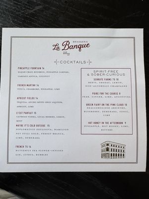 Menu photo 4 Brasserie La Banque Charleston, SC Menu photo 4 Brasserie La Banque Charleston, SC