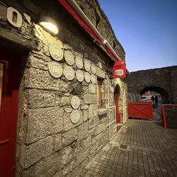 Ard Bia at Nimmos - Restaurant accolades outside the restaurant