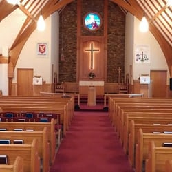 St John's Luth Church - Inside St. John's with beautifully updated chancel