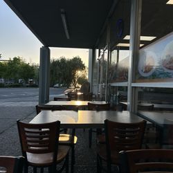 Joya Taqueria - Outside area, maybe you can see the sunset colors