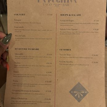 La Fugitiva Taco Bar - Menu - Restaurants Near Me - Lisbon, 11