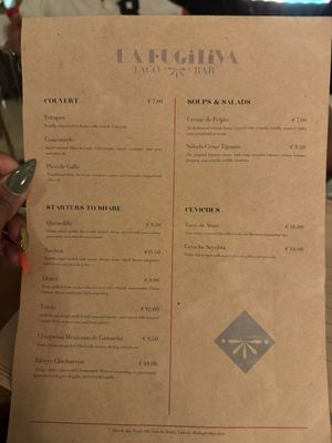 Menu photo 3 La Fugitiva Taco Bar Lisbon, 11