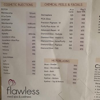 Flawless Med Spa - Pricing - Medical Spas Near Me - Albuquerque, New Mexico