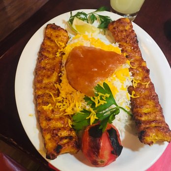Persian Grill - Chicken Kabob on rice ( e 13 ) - Persian/Iranian Near Me - Lafayette Hill, Pennsylvania