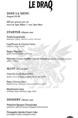 Menu photo 3 Le Draq Los Angeles, CA Menu photo 3 Le Draq Los Angeles, CA