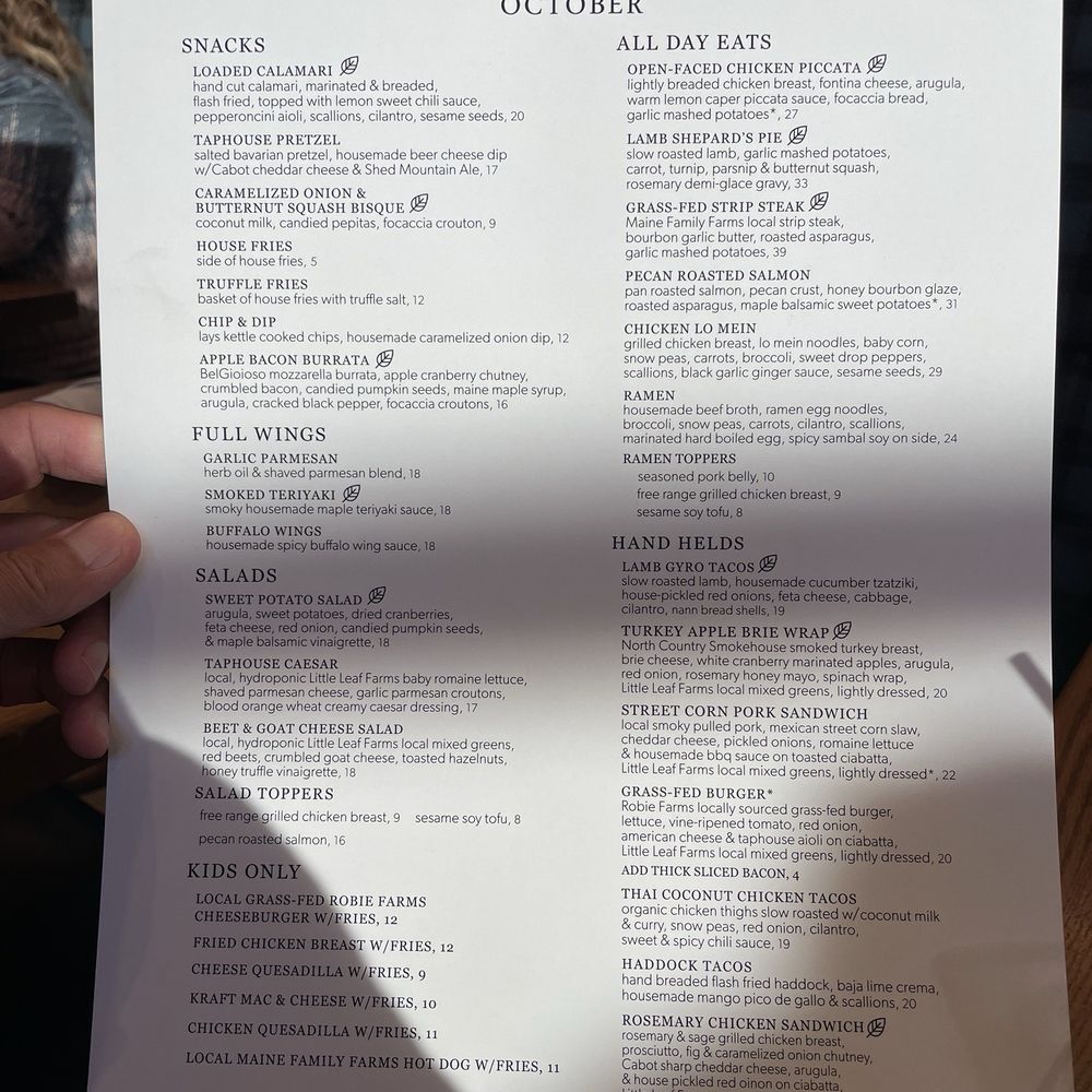 Menu Menu