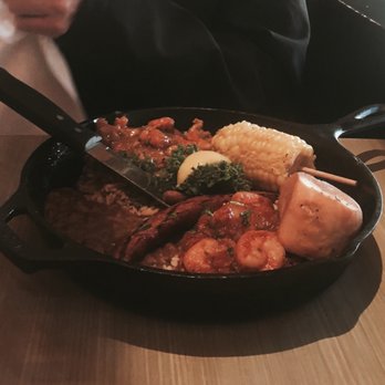 Razzoo's Cajun Cafe - Cajun Combo Skillet! Everything on here was phenomenal. Finger lickin' good - Cajun/Creole Near Me - Irving, Texas Razzoo's Cajun Cafe - Cajun Combo Skillet! Everything on here was phenomenal. Finger lickin' good - Cajun/Creole Near Me - Irving, Texas
