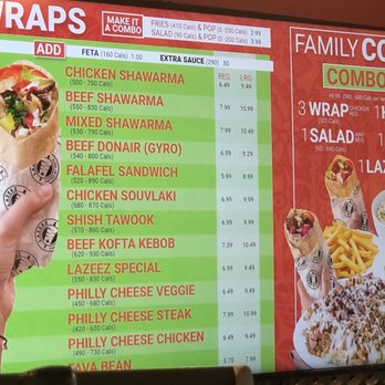Lazeez Shawarma - Shawarma Wraps + combo specials - Mediterranean Near Me - Ajax, Ontario Lazeez Shawarma - Shawarma Wraps + combo specials - Mediterranean Near Me - Ajax, Ontario