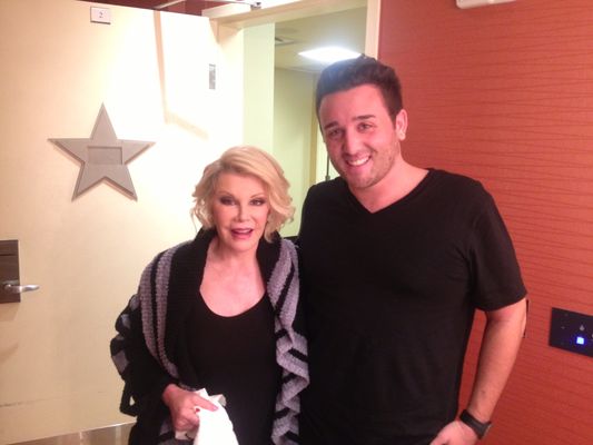 Joan Rivers - Hair & Makeup - Derek Does Glam provides hair and makeup services to celebrity client Joan Rivers.