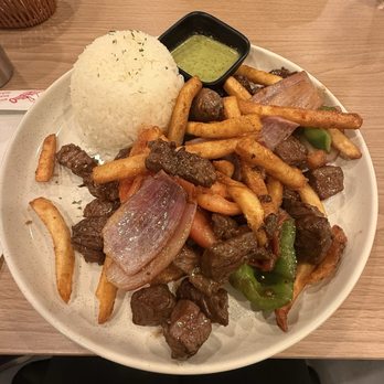 Sona Fusion Kitchen - LOMO SALTADO (BEEF) so good! - Asian Fusion Near Me - Anaheim, California Sona Fusion Kitchen - LOMO SALTADO (BEEF) so good! - Asian Fusion Near Me - Anaheim, California