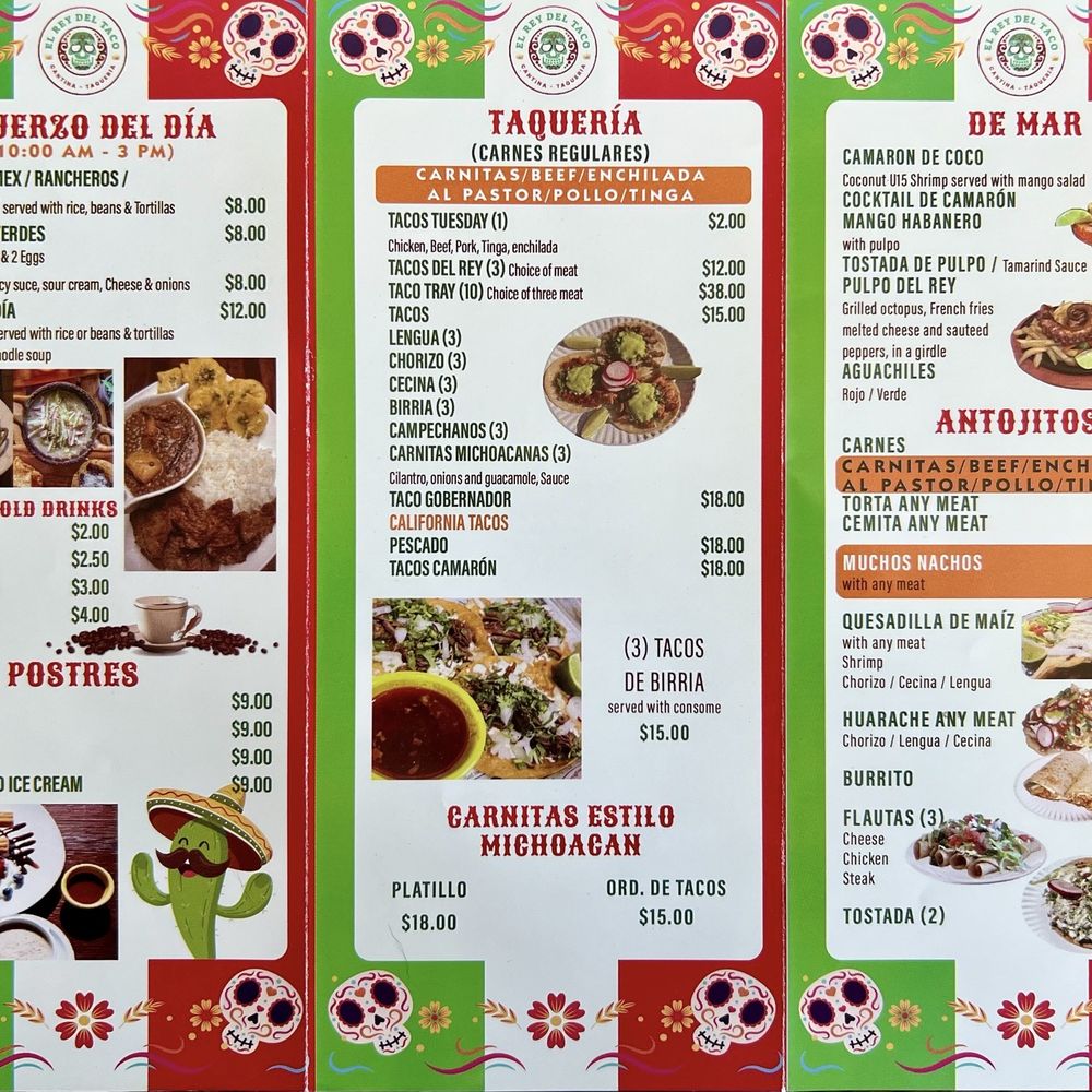 El Rey Restaurant - Menu - Mexican Near Me - Astoria, New York El Rey Restaurant - Menu - Mexican Near Me - Astoria, New York