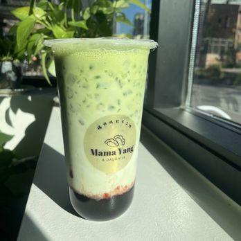 Mama Yang and Daughter - Strawberry matcha w boba - Taiwanese Near Me - Nashville, Tennessee Mama Yang and Daughter - Strawberry matcha w boba - Taiwanese Near Me - Nashville, Tennessee