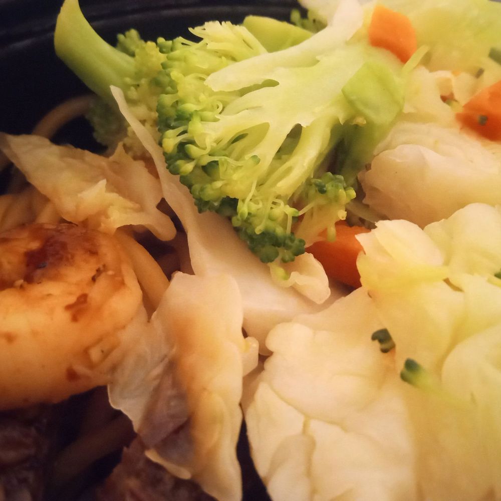 Teriyaki Grill - Close up shrimp and fresh vegetables. The cabbage is DIVINE:+) - Japanese Near Me - Layton, Utah Teriyaki Grill - Close up shrimp and fresh vegetables. The cabbage is DIVINE:+) - Japanese Near Me - Layton, Utah