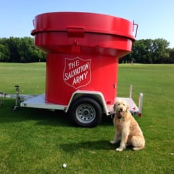 Every year The Salvation Army comes to the driving range for Christmas in July. Hit a ball into the big red kettle for prizes!