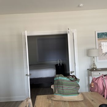 The Impala Suites - Bedroom in 205 with the window to the employee hallway - Hotels Near Me - Ocean City, New Jersey The Impala Suites - Bedroom in 205 with the window to the employee hallway - Hotels Near Me - Ocean City, New Jersey
