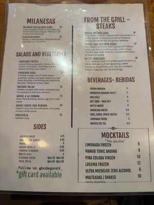 Menu photo 6 Bodegon No 69 Pasadena, CA