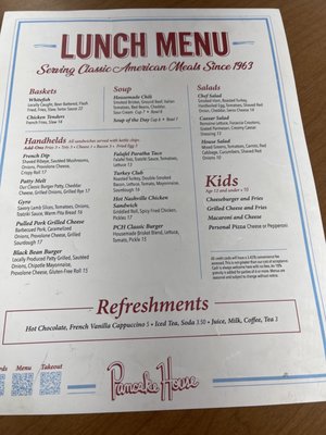 Menu photo 3 Pancake House Mackinac Island, MI