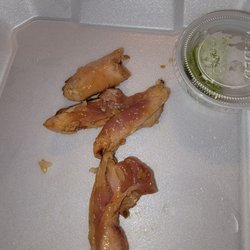 Tsunami Sushi Bar Wok and Grill - Raw chicken