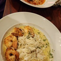 Shrimp/Crab Scampi & another special: Chicken Parmesan.