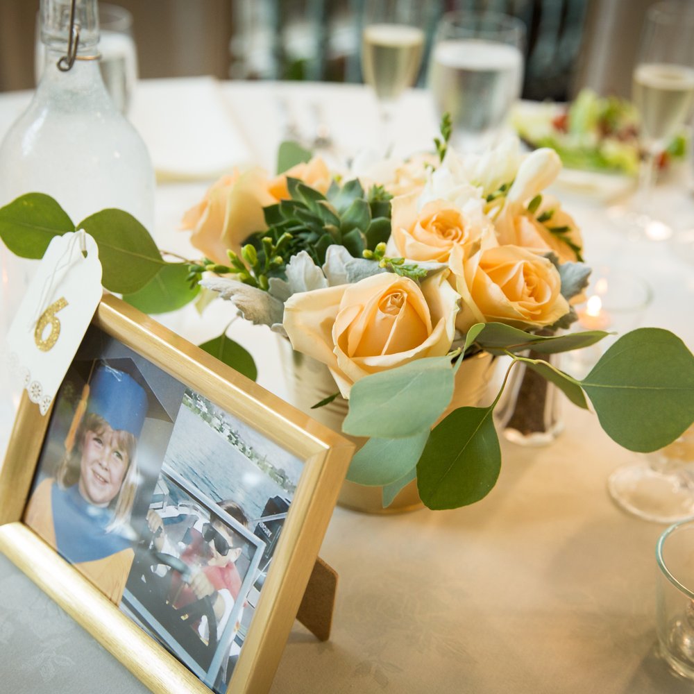 Le Champagne Projects - Centerpieces at the reception. - Florists Near Me Le Champagne Projects - Centerpieces at the reception. - Florists Near Me