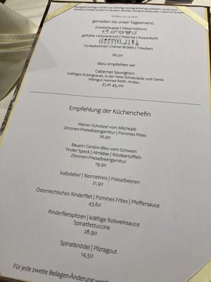 Menu photo 1 Restaurant Grauer Bär Sölden, 7 Menu photo 1 Restaurant Grauer Bär Sölden, 7