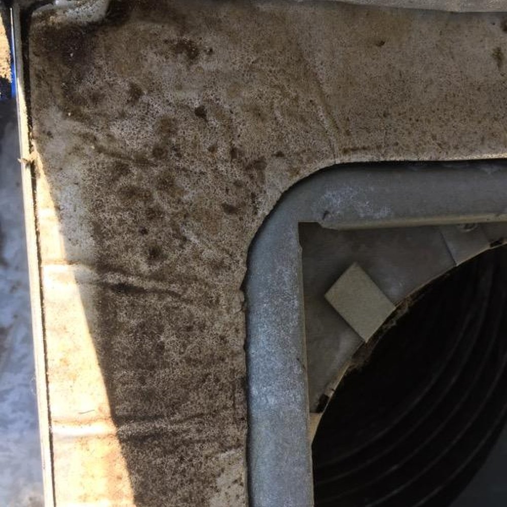 Precision Air Duct Cleaning - One of the duct before - Air Duct Cleaning Near Me - Burbank, California