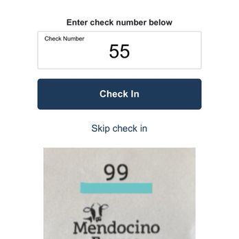 Mendocino Farms - Once you order to put in your receipt number into your table so they can find you and bring your food out - Salad Near Me - Austin, Texas