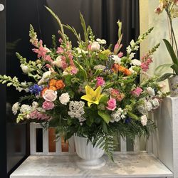 Leamington Florist - Large stage arrangement for graduation #1